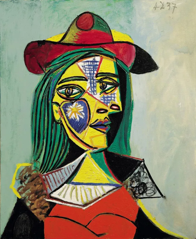 Dona amb barret i coll de pell — Pablo Picasso